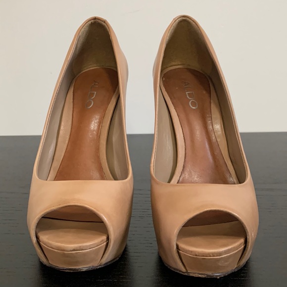 ALDO platform genuine leather high heel - Picture 3 of 13
